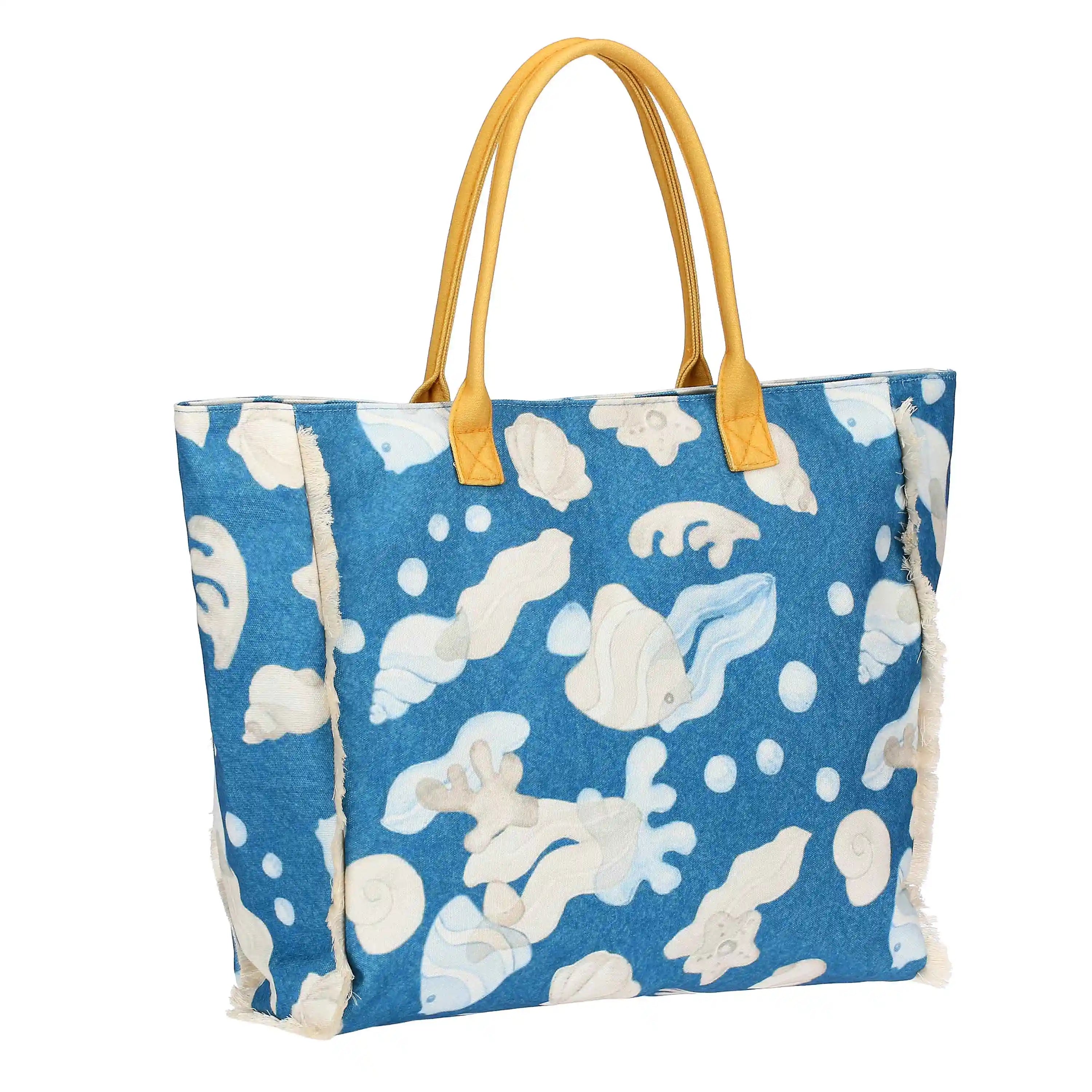 THUN Set Borsa Mare e Pochette 40x37x14 cm Mare da Amare Light Blue D002487