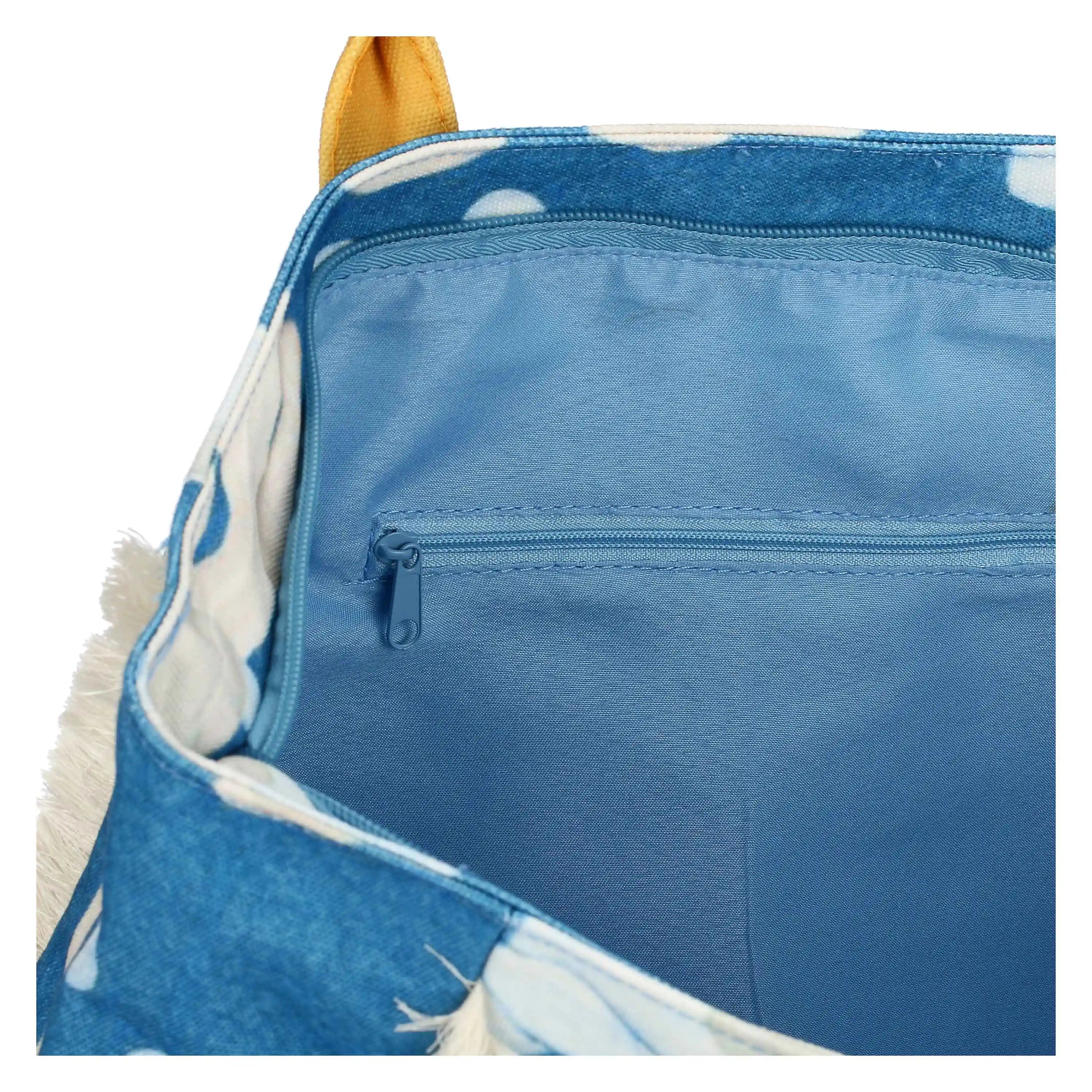 THUN Set Borsa Mare e Pochette 40x37x14 cm Mare da Amare Light Blue D002487