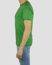 Sun68 Special Dyed Cotton Green T-Shirt