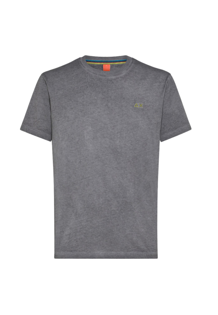Sun68 T-Shirt Special Dyed Cotone Nero 1