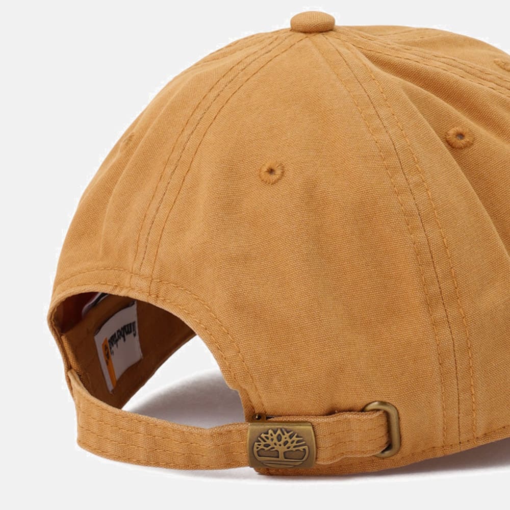 Timberland Cappello Con Visiera Soundview 100% Cotone con Ricami Giallo Wheat Unisex