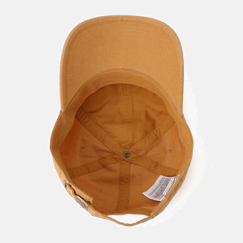 Timberland Cappello Con Visiera Soundview 100% Cotone con Ricami Giallo Wheat Unisex