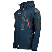 Geographical Norway Giubbotto Multifunzione Tangata Con Tasche Esterne Navy zip rosse