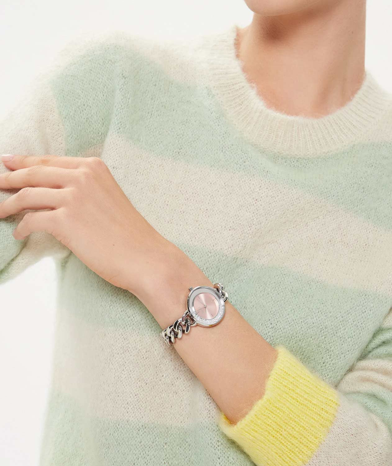 Liu Jo orologio Donna Solo Tempo argento cassa 32 mm 3atm TLJ2240 rosa