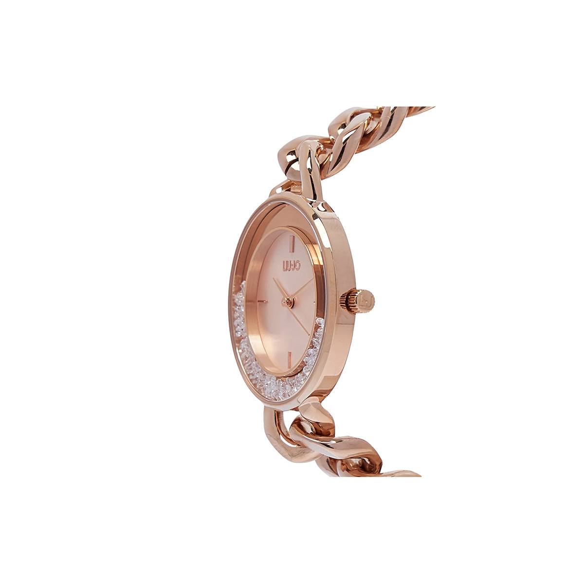 Liu Jo orologio Donna Solo Tempo argento cassa 32 mm 3atm TLJ2242 gold rose