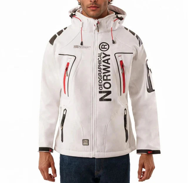 Geographical Norway Multifunctional Jacket With External Pockets White Men