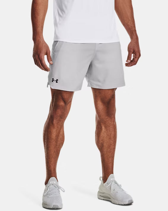 Under Armour Pantaloncini Shorts UA Vanish Woven Allenamento Uomo Grigio Halo