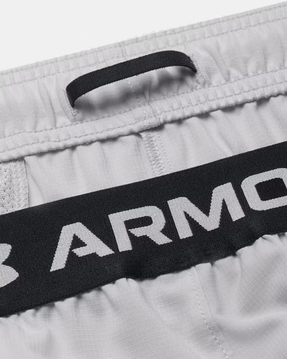 Under Armour Pantaloncini Shorts UA Vanish Woven Allenamento Uomo Grigio Halo