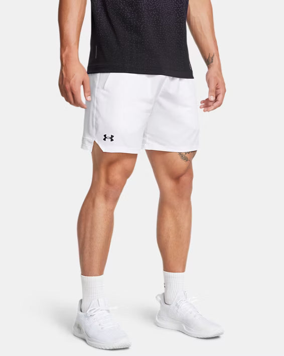 Under Armour Pantaloncini Shorts UA Vanish Woven Allenamento Uomo Bianco