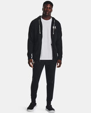 Under Armour Pantaloni Jogger Allenamento Terry Rival Misto Cotone Nero Uomo