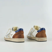 Valsport Scarpa Sneaker Davis Heritage in Nappa Bianco Marrone Dust Uomo