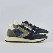 Valsport scarpe sneakers Magic Heritage nylon vintage pelle artigianali Made in Italy BLU