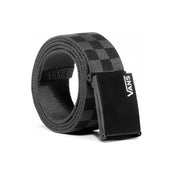 Vans Cintura intessuta Deppster Trama Checkerboard Nero Grigio Asfalto Uomo