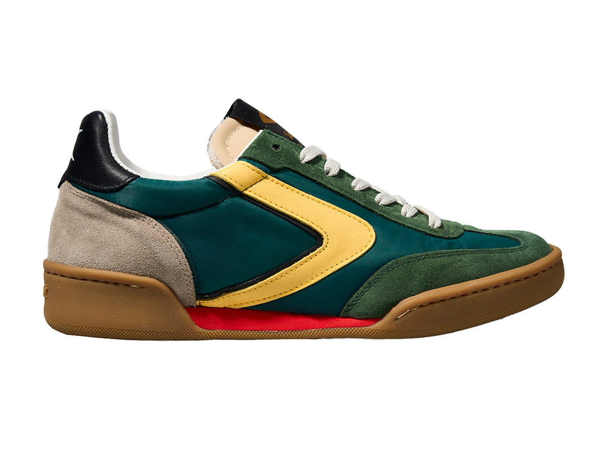 Valsport Scarpe Sneaker artigianali pelle Made in ITALY Volley Nylon Verde