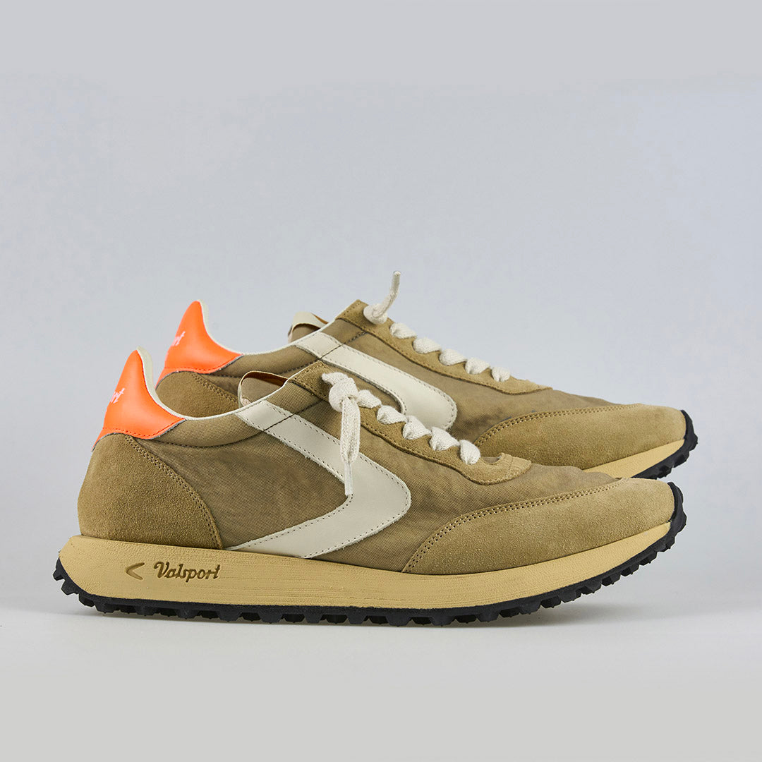 Valsport Scarpe Sneaker artigianali pelle Made in ITALY Start Run Nylon Vintage Rock