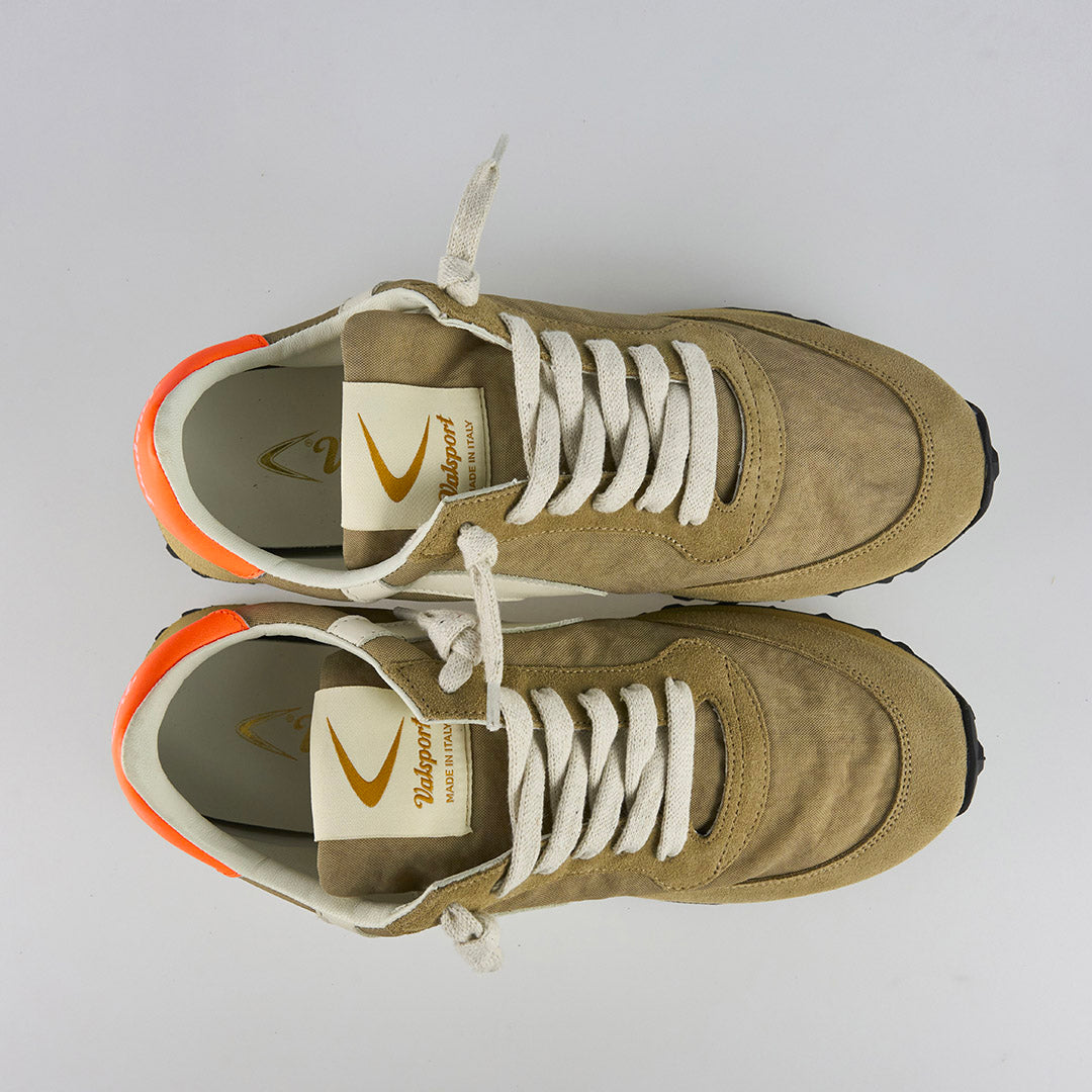 Valsport Scarpe Sneaker artigianali pelle Made in ITALY Start Run Nylon Vintage Rock