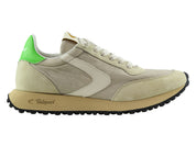 Valsport Scarpe Sneaker artigianali pelle Made in ITALY Start Run Nylon Vintage frost