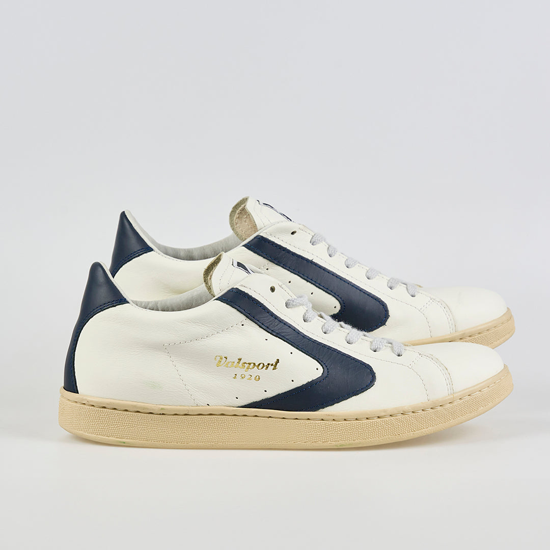 Valsport Men's White Leather Sneaker
