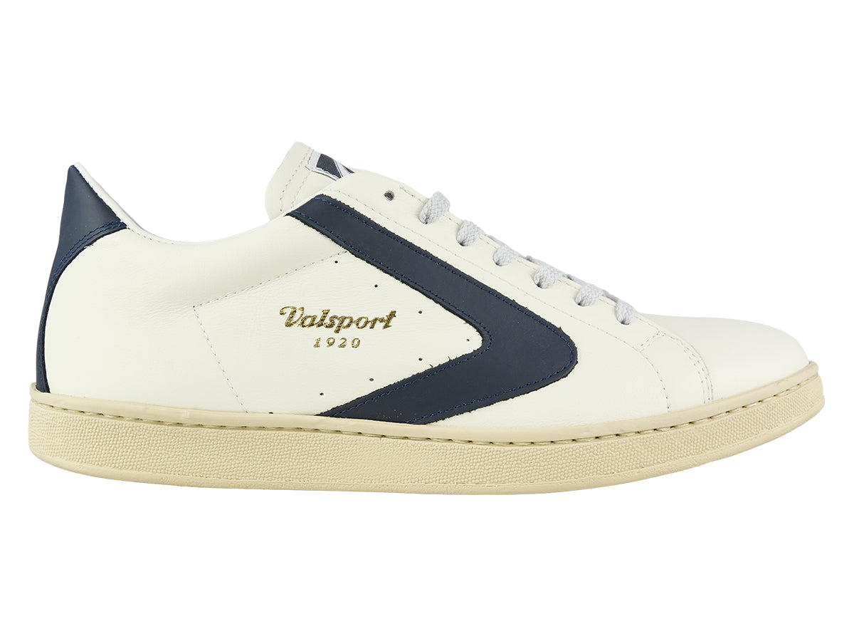 Valsport Men's White Leather Sneaker