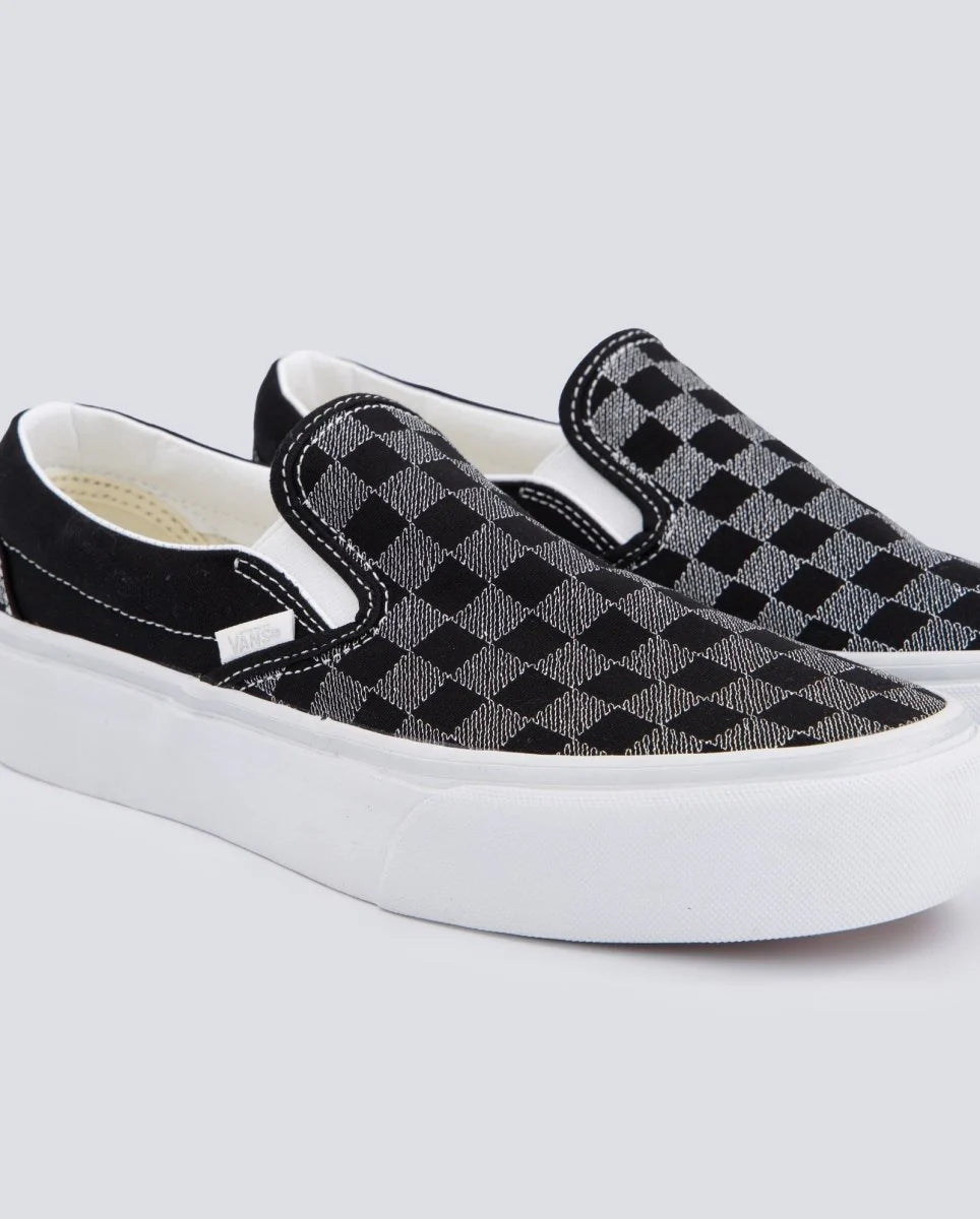 Vans Scarpe Donna Sneakers Classic Slip-On Suola Platform Nero