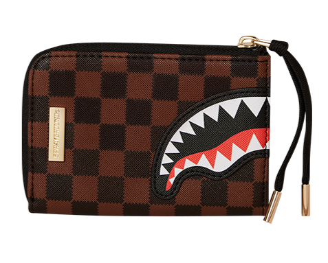 Sprayground Portafoglio Squalo portamonete zip uomo donna Shark w7843