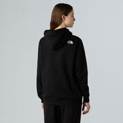 The North Face Felpa Hoodie Donna Drew Peak Misto Cotone Nero