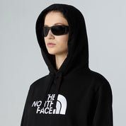 The North Face Felpa Hoodie Donna Drew Peak Misto Cotone Nero