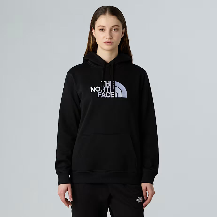 The North Face Felpa Hoodie Donna Drew Peak Misto Cotone Nero