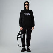 The North Face Felpa Hoodie Donna Drew Peak Misto Cotone Nero