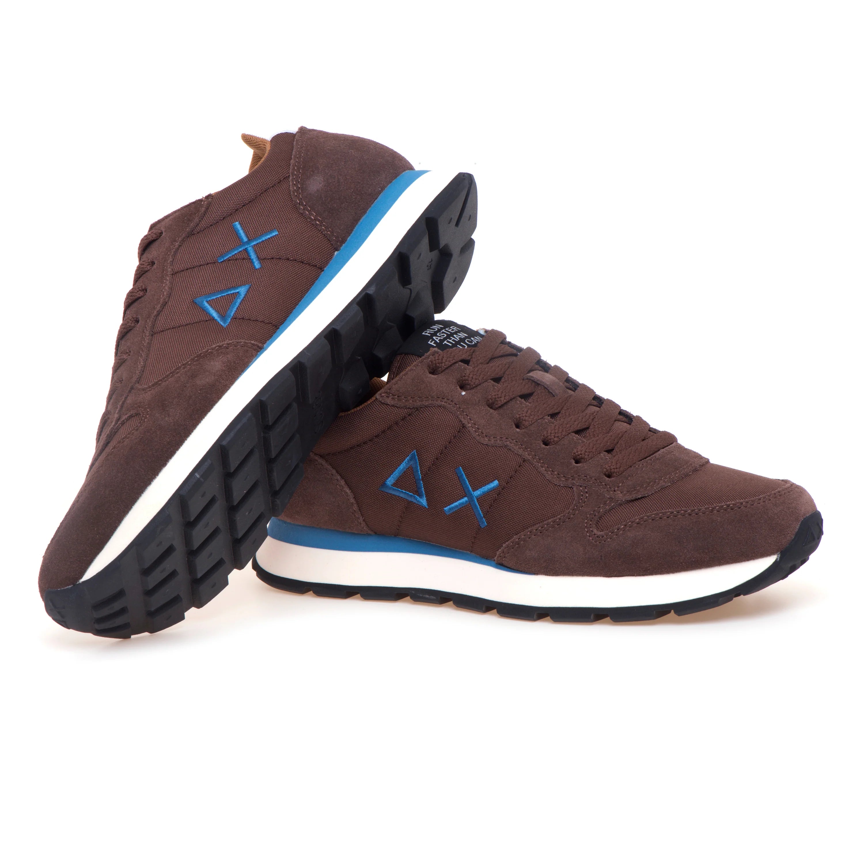 Sun68 Sneaker Casual Tom Solid Z45101 Marrone scuro Uomo