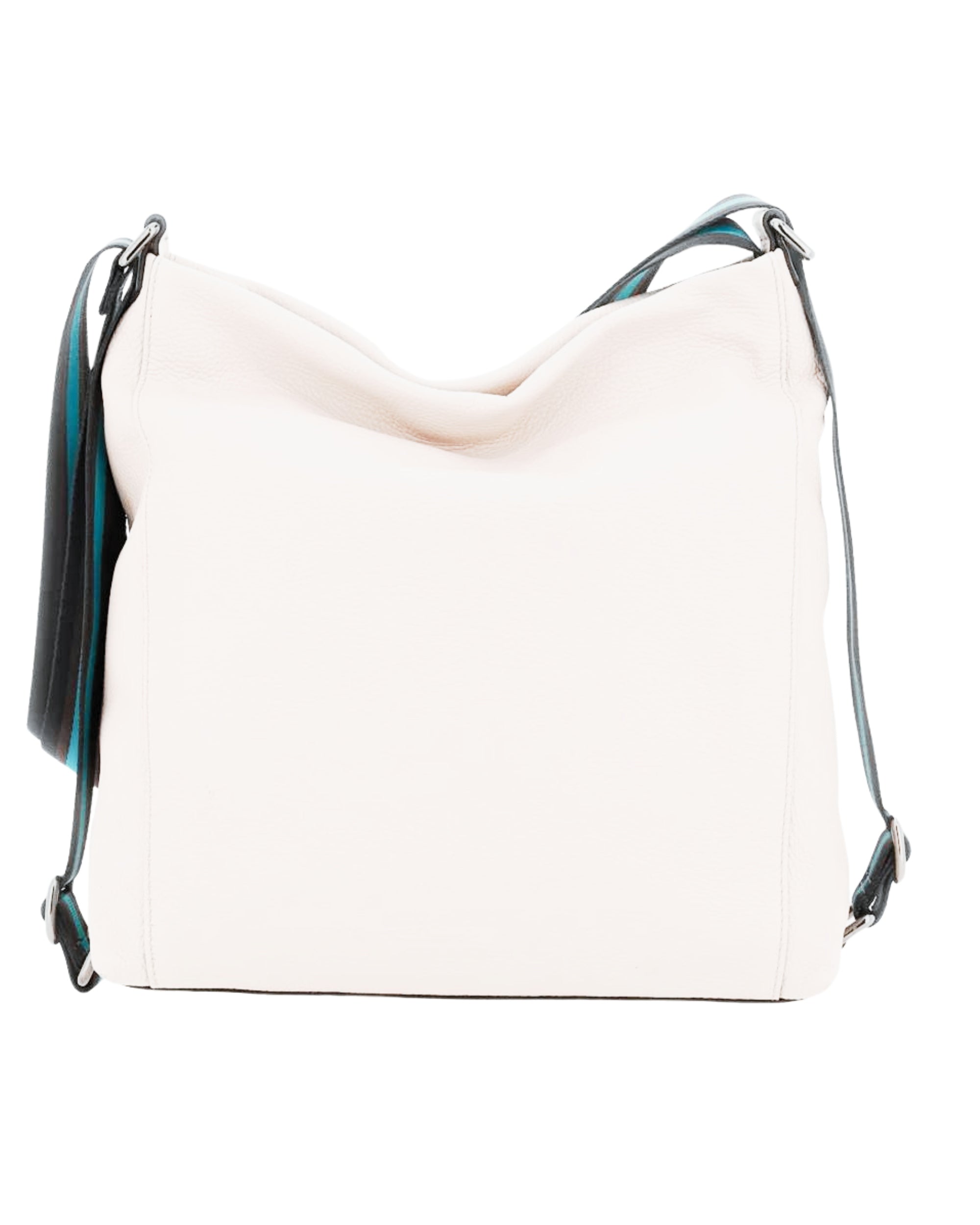 Gabs Shoulder Bag Icon Black White Leather