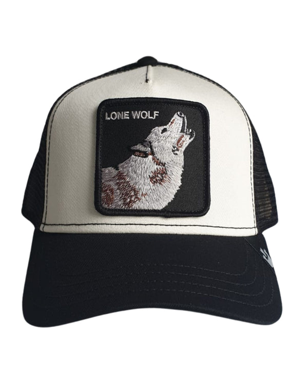Goorin Bros. Trucker Cap Cappellino Animal Farm 'lone Wolf' Nero Unisex