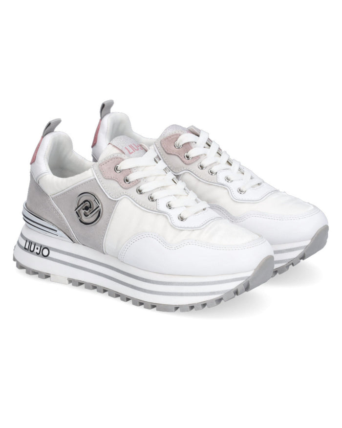 Liu Jo Sneakers Maxi Wonder 55 Pelle Bianco 3