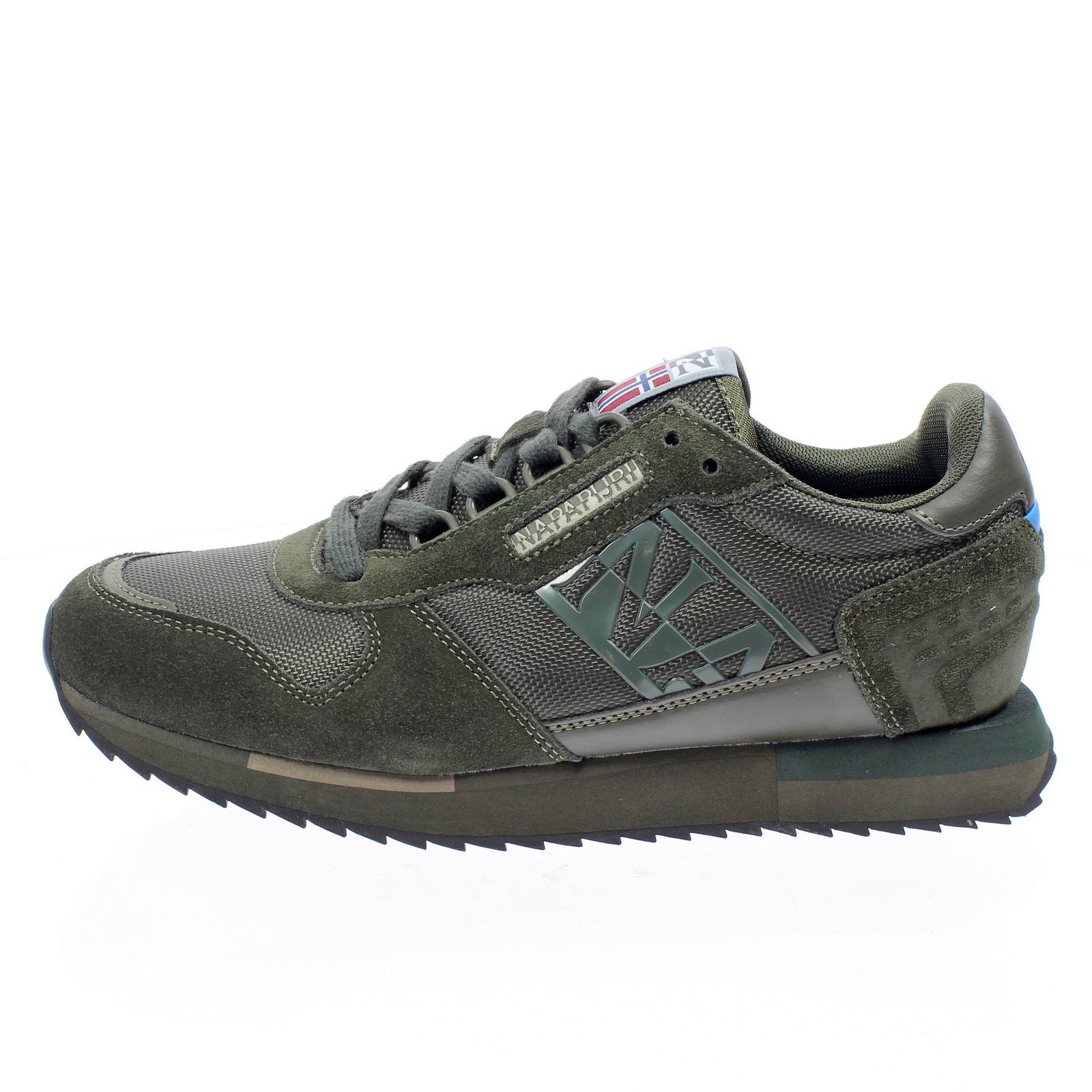 Napapijri Sneaker Leather Virtus Running Casual Outdoor Green