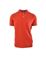 US Polo Assn. T-Shirt Logo Front and Back Cotton Red