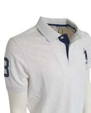 U.S. Polo Assn. T-Shirt Numero Bianco in Cotone