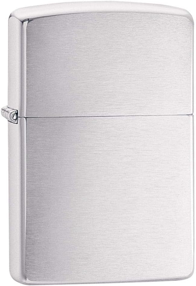 Zippo Windproof Refillable Made In Usa Silver Unisex