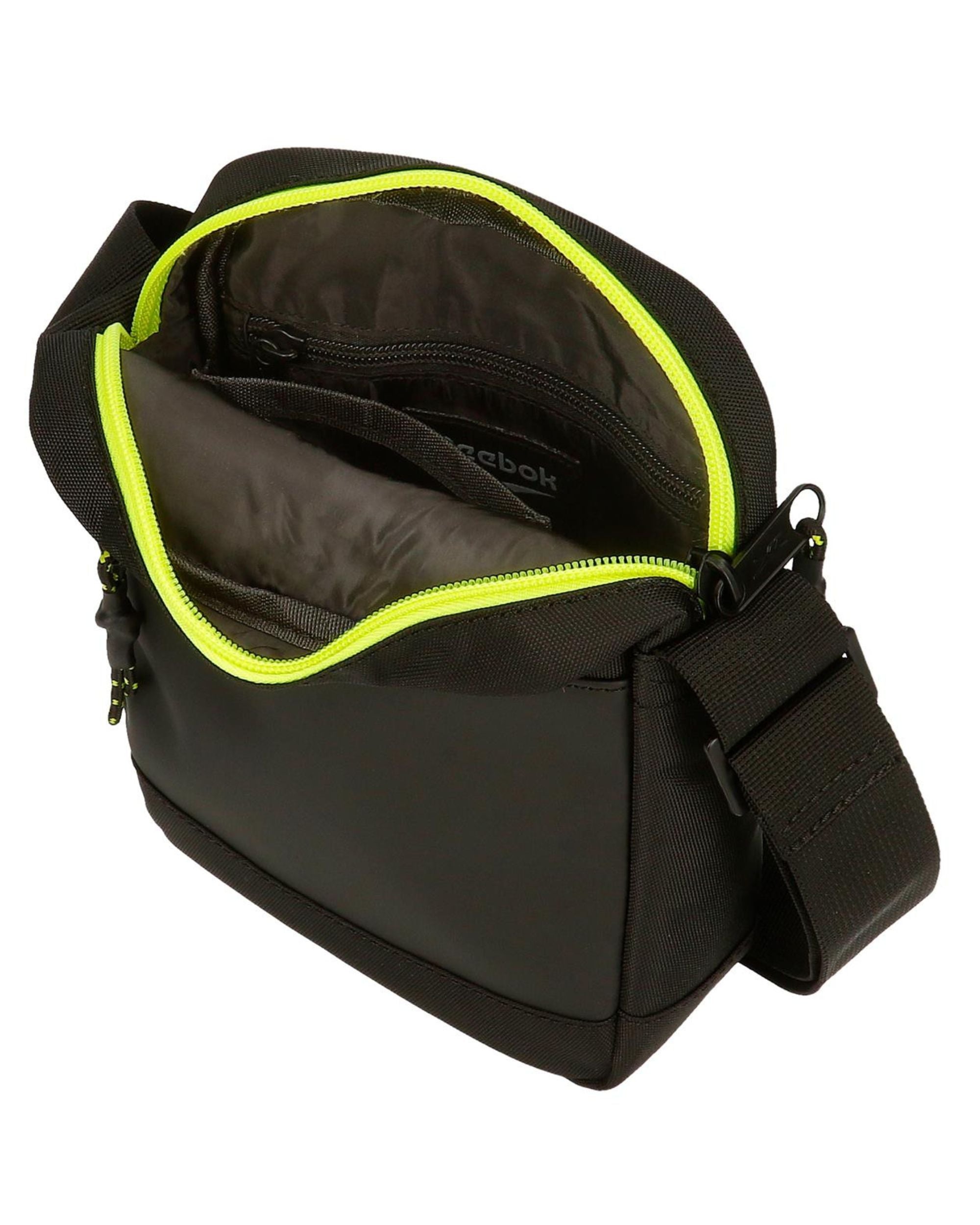 Reebok 17x22x6 Cm Borsa Tracolla Nero Uomo