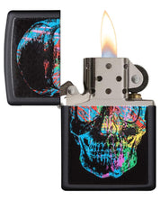 Zippo Lighter ® Colorful Techio Color Windproof Refillable Metal Matte Black Unisex