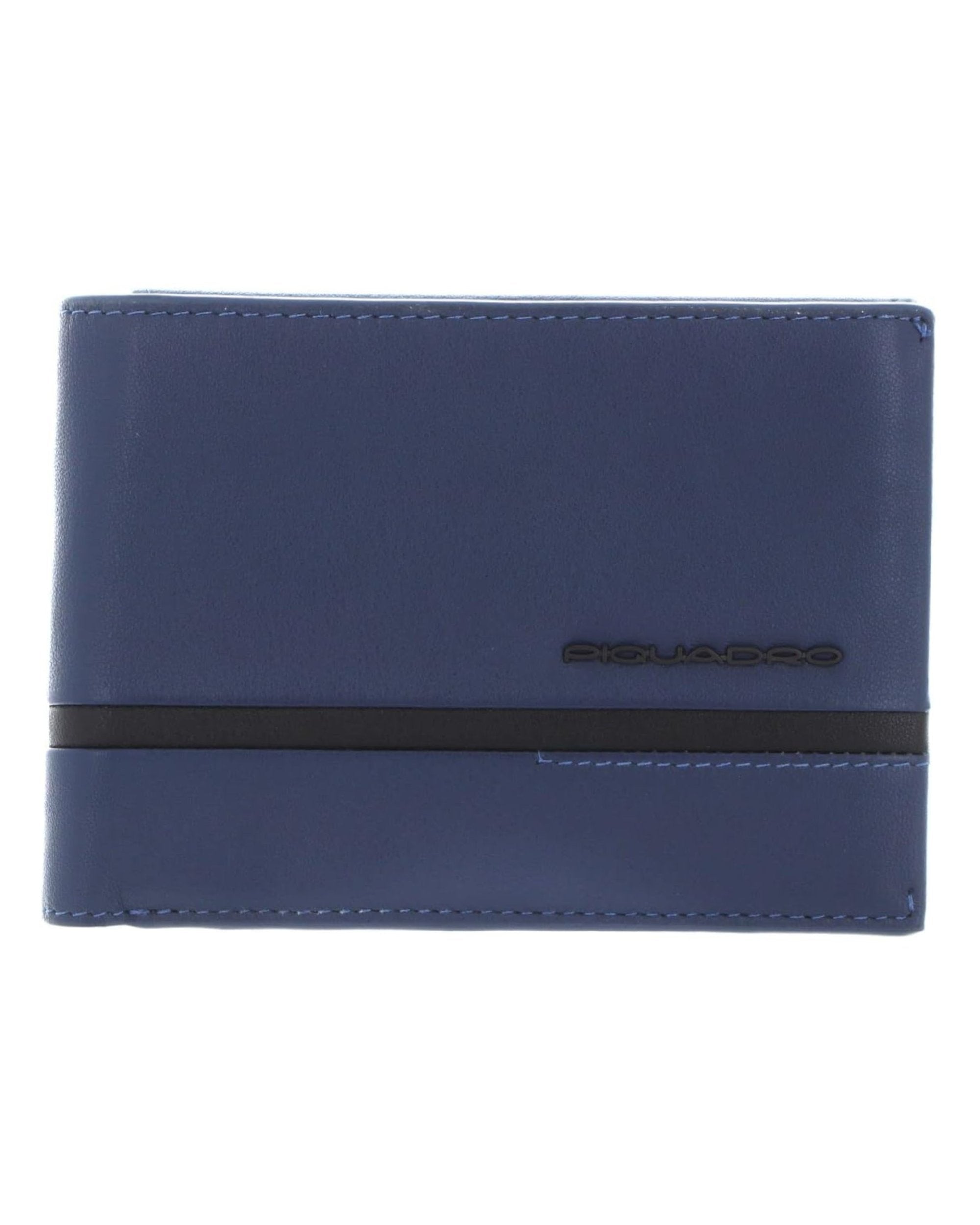 Piquadro With Document Holder, Blue Coin Purse Men