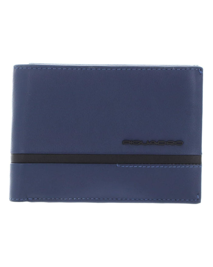 Piquadro With Document Holder, Blue Coin Purse Men 1