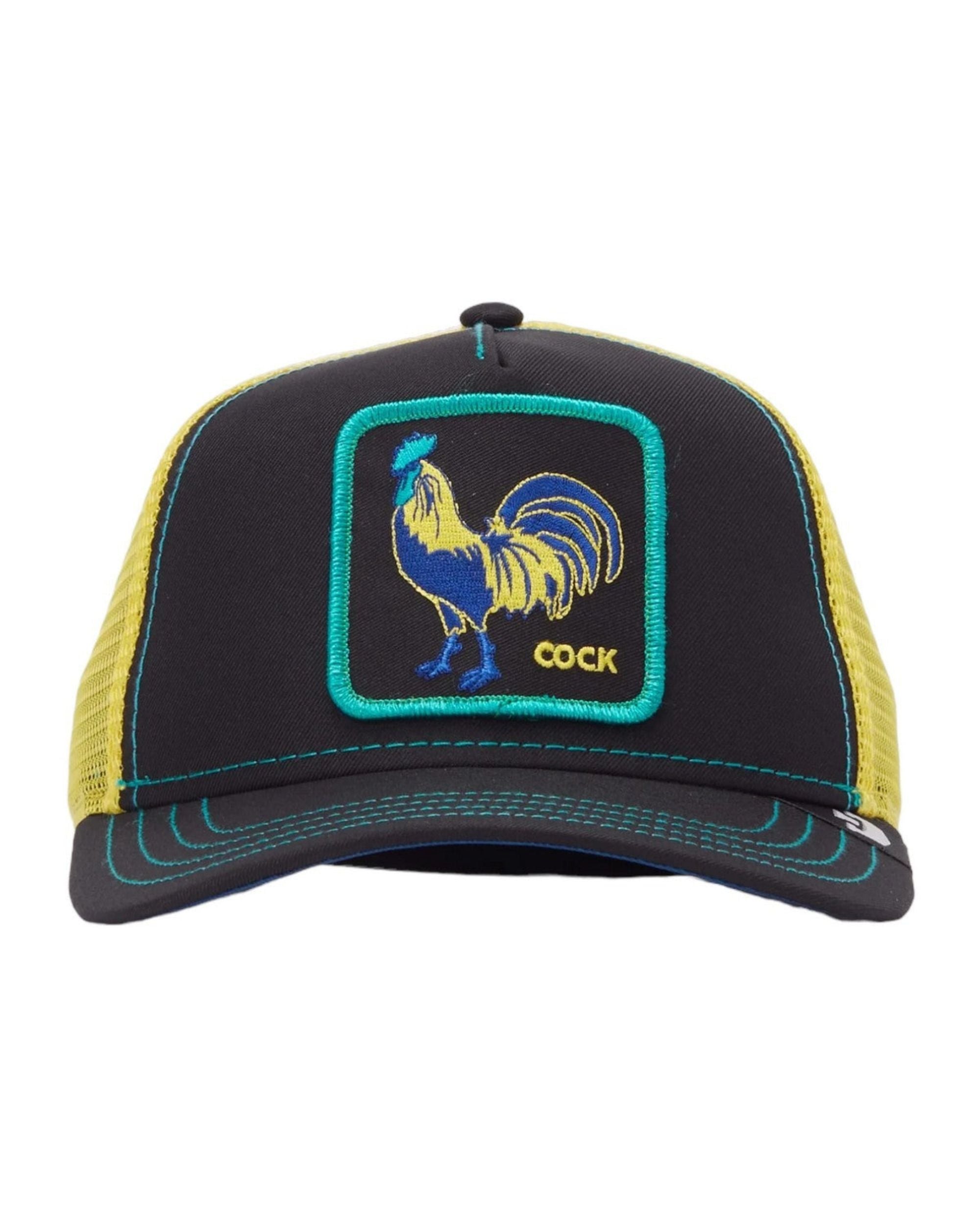 Goorin Bros. Baseball Trucker Cap The Farm Acid Trip 'the Cock' Special Edition Nero Unisex