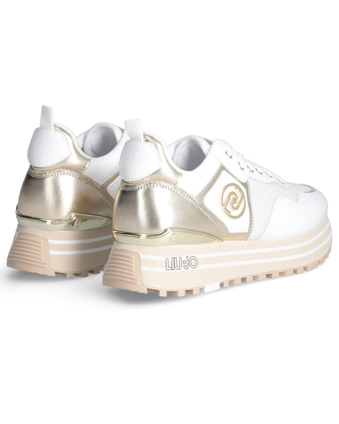 Liu Jo Sneakers Maxi Wonder Pelle Bianco 3