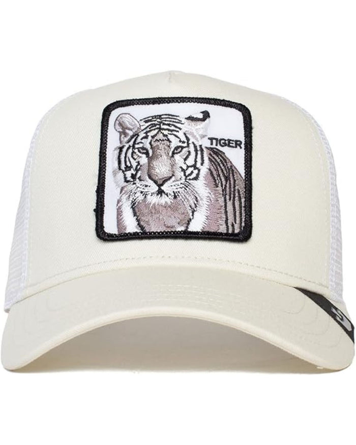 Goorin Bros. Trucker Cap Cappellino Animal Farm 'the White Tiger' Bianco Unisex 1