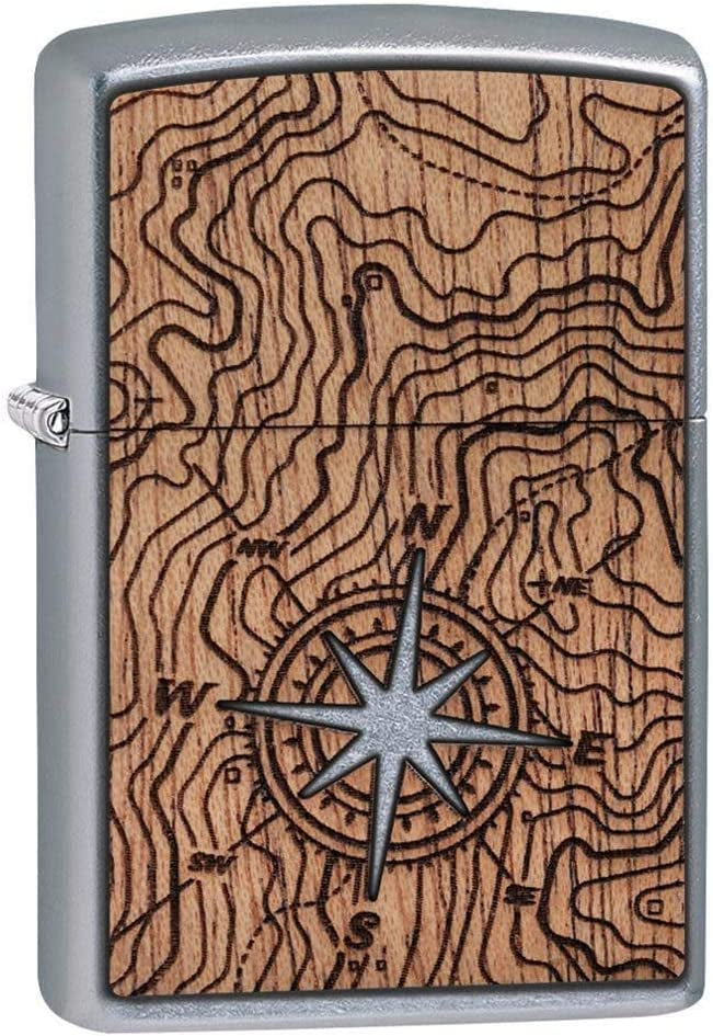 Zippo Windproof Refillable Made In Usa Silver Unisex