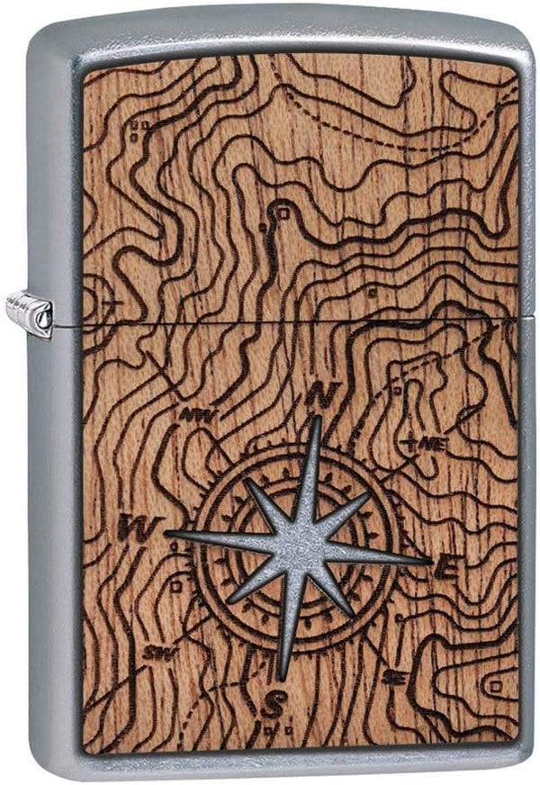 Zippo Windproof Refillable Made In Usa Silver Unisex