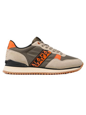 Napapijri Sneakers Basse Running in Nylon e Pelle Beige