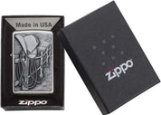 Zippo Windproof Refillable Made In Usa Silver Unisex