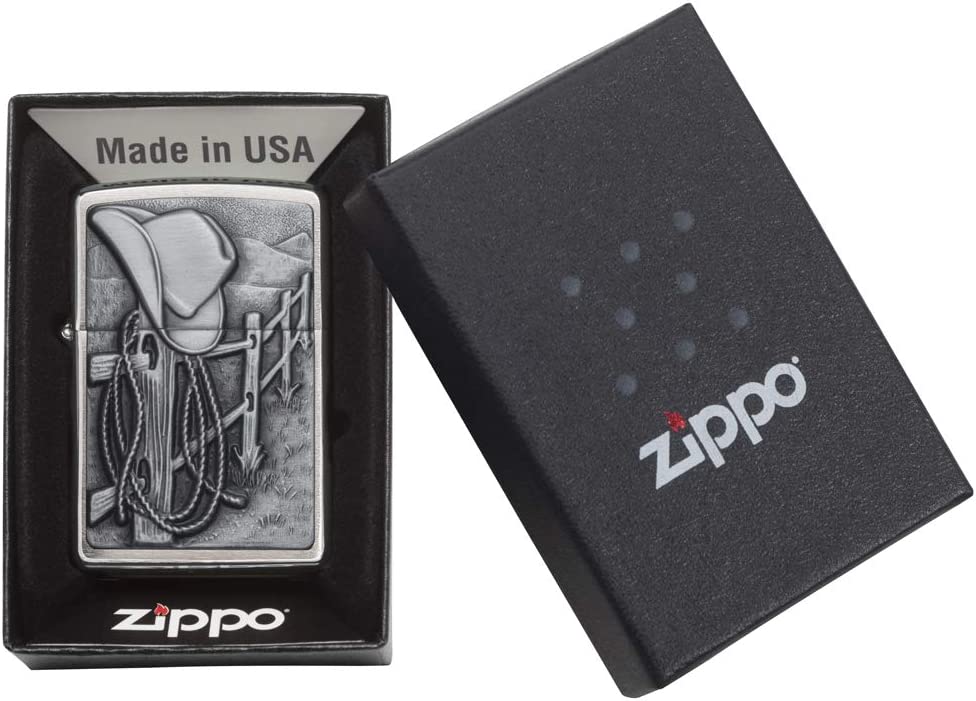 Zippo Windproof Refillable Made In Usa Silver Unisex