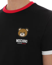 Moschino Underbear Logo Stretch Jersey Nero Cotone